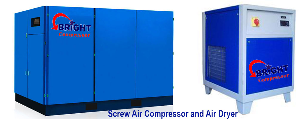 Screw Air Compressor and Air Dryer